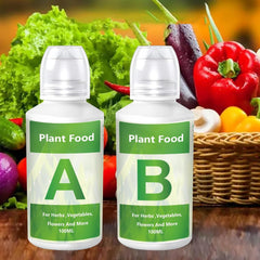2 bucăți de îngrășământ hidroponic pentru plante, nutrienți pentru plante hidroponice, îngrășământ hidroponic, soluție nutritivă pentru plante hidroponice, îngrășăminte pentru sisteme hidroponice A și B