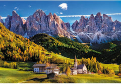 Trefl TR26163 Val di Funes, Dolomiți, Italia 1500 piese, calitate premium, pentru adulți și copii de la 12 ani Puzzle, multicolor Puzzle Naty Shop