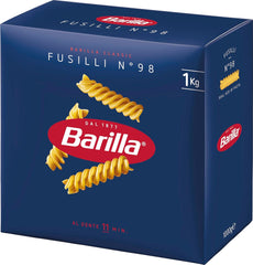 Pasta Barilla Classic Fusilli č. 98, z vysoce kvalitní tvrdé pšenice, vždy al dente, 1 kg