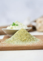 Fuchs Gewürze - Knoblauchsalz - Gewürzsalz für Dips, Saucen und Gemüse - přírodní složky - 90 g v wiederverwendbarer, recyclebarer Dávka