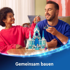 LEGO Ç€ Disney Frozen Elsin zimní palác, stavebnice a herní sada pro děti s modelovým palácem a minifigurkami ELSA a Anny, dárek pro dívky, chlapce a filmové fanoušky od 6 let 43244 Stavebnice Besuche den LEGO-Store