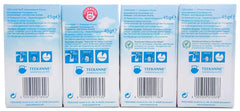 Teekanne Frio pachet de 4, rubarbă-cireșe, coacăze-lămâie, zmeură-lămâie, piersică-maracuja (4 x 45 g)