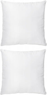 HOMLA Toby pernă de umplere set de 2, 45X45Cm, alb, poliester premium, dimensional stabil și ușor de întreținut Perne standard Naty Shop Titlu implicit
