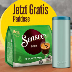 Pads Mild, 10 x 16 Getränke, 160 Kaffee Pods, inklusive Pad Dose