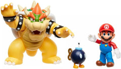 Nintendo Super Mario Bowser 18Cm vs. Sada figurek Mario (1. vlna) Akční figurky Naty Shop