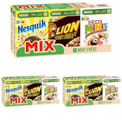 Nestlé Mix cereální mini balíčky, 6 kusů, 1 balíček (1x200g až 4x30g, 2x40g)