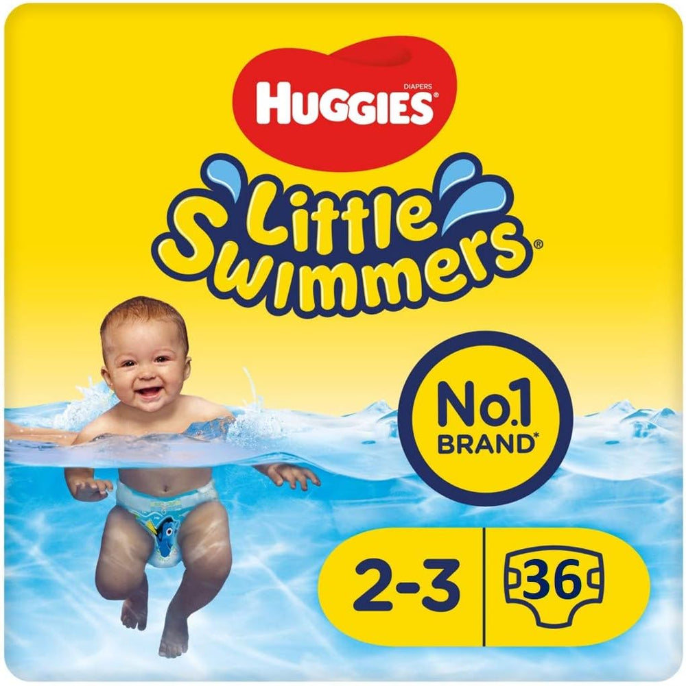 Jednorázové plenky Huggies Little Swimmers Velikost 2-3 - 36 Kalhotky celkem