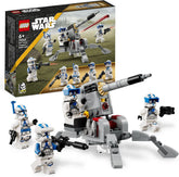 LEGO Star Wars 75345-501st Clone Troopers Battle Pack Set – Sammler Spielzeug mit Einer AV-7-Kanone und 4 Minifiguren – Geschenk für Jungs ab 6 Jahren und Fans von The Clone Wars