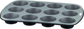 Gustosa Backform 12 Muffin Aus Stahl, Antihaftbeschichtet, Für Backofen, Schwarz, 38 X 27 Cm Matrite si tavi pentru copt Naty Shop