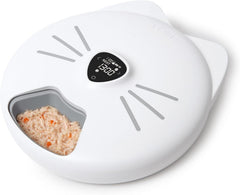 Catit - PIXI Smart Futterautomat mit 6 Mahlzeiten (Nassfutter), Weiß