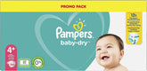 Pampers (versiunea clasica), scutece pentru bebeluși mărimea 4+ (10-15 kg), 100 buc Mama si Copilul Naty Shop