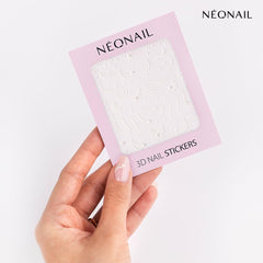 NÉONAIL Nagelstickers 3D - 61 Muster - Nail Charms - Nägel Selber Machen - Nails - Nageldesign - Accessories - Nailart - Nail Art Zubehör - Nagel Deko - Nagelschmuck - Dekoration Nageldesign - Weiß