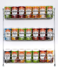 Ostmann Gewürze - gefülltes Gewürzregal mit 21 Gewürzdosen | Set aus Gewürze, Kräuter, Gewürzmischungen | zum Aufhängen | pro Schranktür | Sní: 1 kus