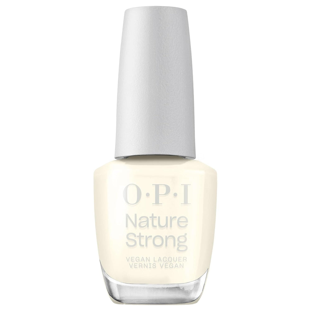 OPI Nature Strong Cauliflower Power - Bílý lak na nehty - Intenzivní lesk a 7denní výdrž | Dlouhotrvající barva pro vaše nehty | 15 ml