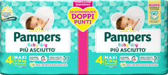 Pleny Pampers Baby Dry Maxi Twin Pack, velikost 4 (7-18 kg), 48 plen