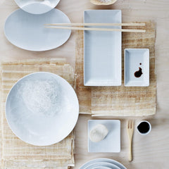 Rosenthal 11770-800001-28370 Set de plasă, 16 piese, format din 4 farfurii (adâncime 21 cm, plate 21/27 cm), boluri pentru cereale 14 cm, alb