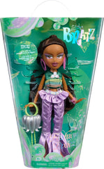 Păpușă Bratz Fashion Pixiez Sasha - Păpușă de colecție fantastică cu modă și accesorii reale, aripi care se transformă într-un inel