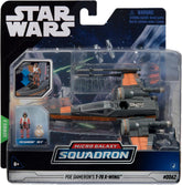 Bizak Star Wars Micro Galaxy Squadron Poe Dameron T-70 X-Wing 12 Cm Vehicul cu două figuri Poe Dameron și BB8 (62610040) Action figures Naty Shop Titlu implicit