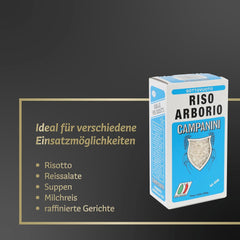 Risotto Risera Campanini rýže 500 g – italské rizoto, rýže Arborio Riso, krémové rizoto