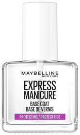 Maybelline New York Lak na nehty, transparentní báze, Super Stay Strength & Protecting Base Coat, 12 ml