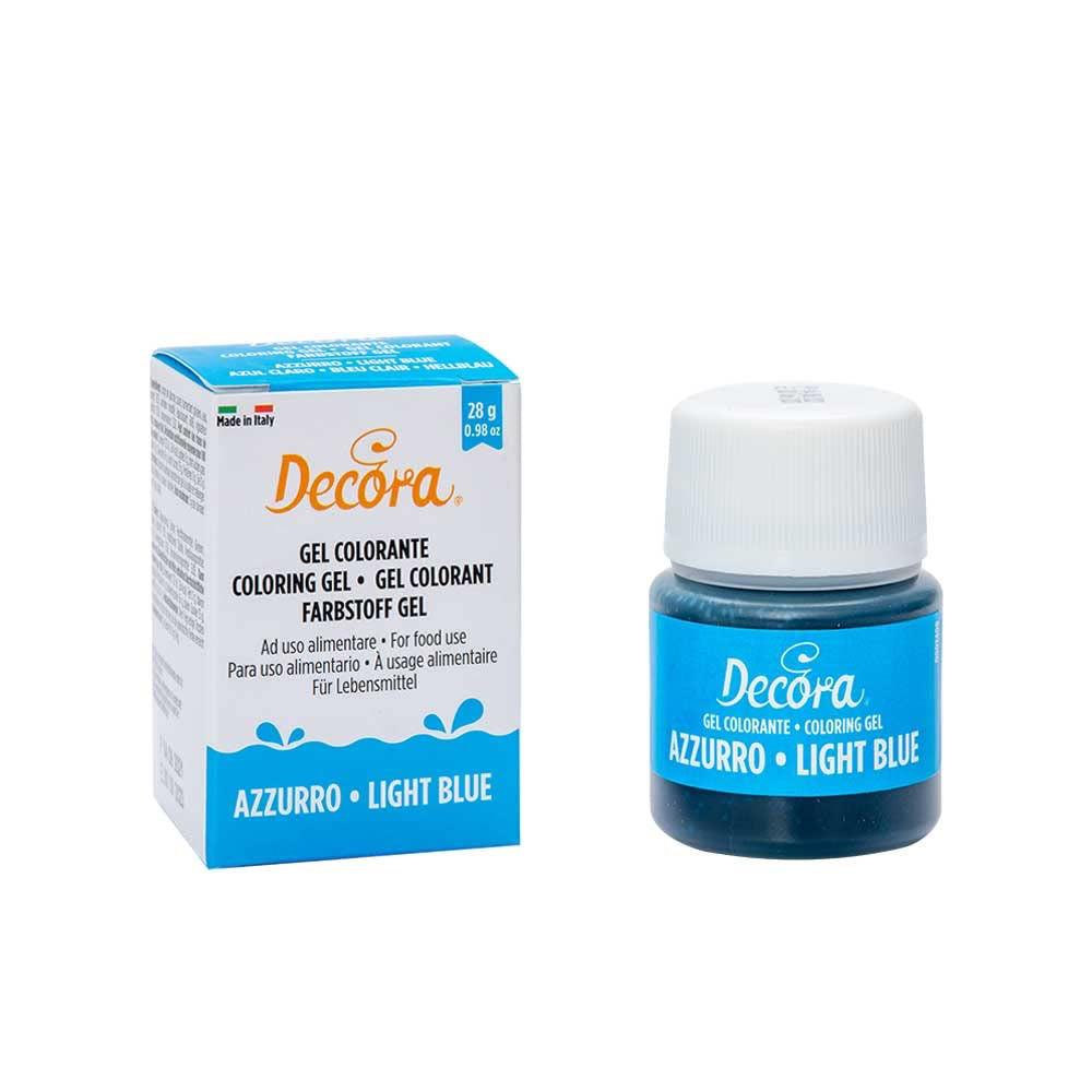, 9600818 Colorant alimentar în gel, Colorant alimentar în gel ideal pentru acoperiri și decorațiuni, Creează culori intense și strălucitoare, Fabricat în Italia, 28 de grame, Culoare albastru.
