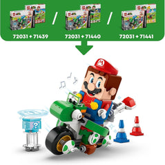 LEGO Super Mario: Mario Kart – kolo Yoshi, sběratelská sada Nintendo Adventure, dárek pro děti, chlapce, dívky a hráče 7+, sada figurky Yoshi 72031 Stavebnice Besuche den LEGO-Store