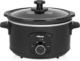 Tristar VS-3915 slow cooker, vas ceramic din oțel inoxidabil cu 2 setări de căldură și funcție de menținere la cald, 3,5 L Slow Cooker Naty Shop Manuelle Steuerung