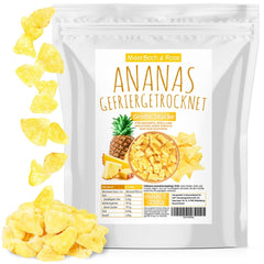 Ananas liofilizat 250g, bucăți mari, fructe liofilizate în felii, neîndulcite, bucăți de ananas fructate, ananas uscat Produse deshidratate Naty Shop Titlu implicit