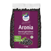 Aronia ORIGINAL fructe de aronia organice uscate 500 g | fructe de padure uscate delicat | vegan, fără conservanți, fără zahăr adăugat (conform legii) Produse deshidratate Naty Shop 500 G