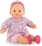 Corolle 9000130310 - Mon Grand Poupon Louise, Weichkörperpuppe, Schlafaugen, kann sitzen und Daumenlutschen, Vanilleduft, 36cm, ab 2 Jahren