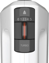 Krups GN4001 3 Mix 4000 Ruční mixér | 450 Watt | Robustní provedení | Regulátor otáček | Turbo-Und Auswurf-Funktion | Vč. 2 Rührbesen Und 2 Knethaken | Weiß/Grau Kitchen Naty Shop