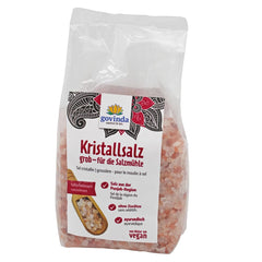 Govinda Kristallsalz - hrubý (1kg) | 250 milionů let alt | Salz aus der Panjab-Region | 100% přírodní krása & ohne Zusätze | Ájurvédské | Vegan | Ideální pro mlýn na sůl