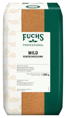 Fuchs Professional - Wildgewürz | Zum Würzen von allerre Wildgerichten und dunklen Saucen | Profi-Qualität für Großverbraucher und Gastronomie | 1 kg v recyklovatelném pytli
