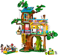 LEGO Friends Tree House Stavebnice a hraní Sada na hraní rolí Hrací dům pro dívky 8 let Sada se 4 minifigurkami postav a 2 figurkami zvířat Tip na dárek pro děti 42652 Stavebnice Besuche den LEGO-Store