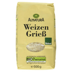 Griș de grâu organic, 500g (ambalajul poate varia)