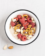 DIET-FOOD Keto Granola Mit Himbeere Low Carb Und Fettarm Glutenfreies Granola Frühstücksmüsli Non-Gmo Snack Ohne Zuckerzusatz 200G 1Er Pack Cereale Naty Shop