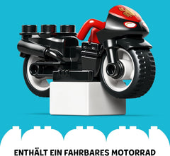 LEGO DUPLO Marvel Spins Motorcycle Adventure, Fantasy Playset pro televizní seriál Spidey a jeho super přátelé, vzdělávací hračka ke stavění a přestavbě pro děti od 2 let 10424 Stavebnice Besuche den LEGO-Store