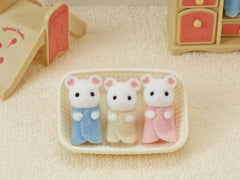 Sylvanian Families L5337 Marshmallow Mouse Triplets - Figurky domečku pro panenky Naty Shop Dolls