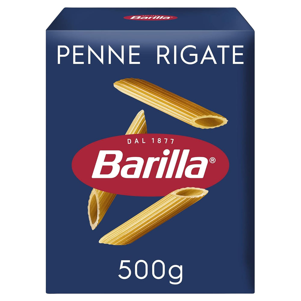 Těstoviny Barilla Classic Penne Rigate Nr. 73 z vysoce kvalitní tvrdé pšenice, vždy al dente (1 x 500 g)