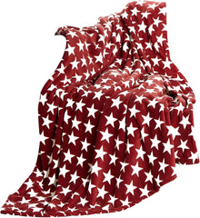 Nadýchaná deka Celinatex 150 X 200 Cm Bordeaux deka pohovka pohovka měkká deka stars Microfibre Fleece Oeko-Tex Moonlight Postele a deky Besuche den CelinaTex-Store Bordeaux stars 150 X 200 Cm