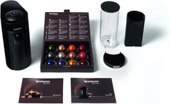 Espressor Nespresso Vertuo ENV150B de la De'Longhi, culoare cerneală neagră, capsule Vertuo System, 1,1 litri, negru