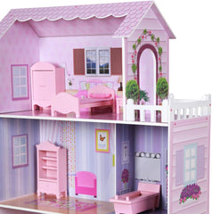 WOOMAX Colorbaby 85293 Dřevěný domeček pro panenky Naty Shop domečky pro panenky