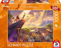Schmidt Spiele 59673 Thomas Kinkade, Disney, Lví král, skládačka 1000 dílků Puzzle Naty Shop Single