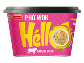 HELLO PHO WOK instantní rýžové nudle, hovězí maso - 1 x 76 g