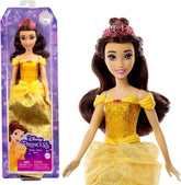 Mattel Disney Princess Toy Pohyblivá módní panenka Belle se třpytivým oblečením a doplňky Dárek pro děti inspirovaný filmem Disney HLW11 Naty Shop Dolls Výchozí název