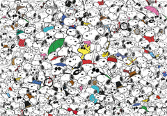 Clementoni - 39804 - Impossible Puzzle Peanuts - Puzzle 1000 de piese pentru adulți și copii de 14 ani, joc de îndemânare pentru întreaga familie Puzzle Naty Shop