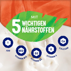 Alpro Haferdrink ohne Zucker – Milchalternative auf Haferbasis – Vegan und Lactosefrei – Bohaté na balastní látky, vápník a vitamíny – 8 x 1 l
