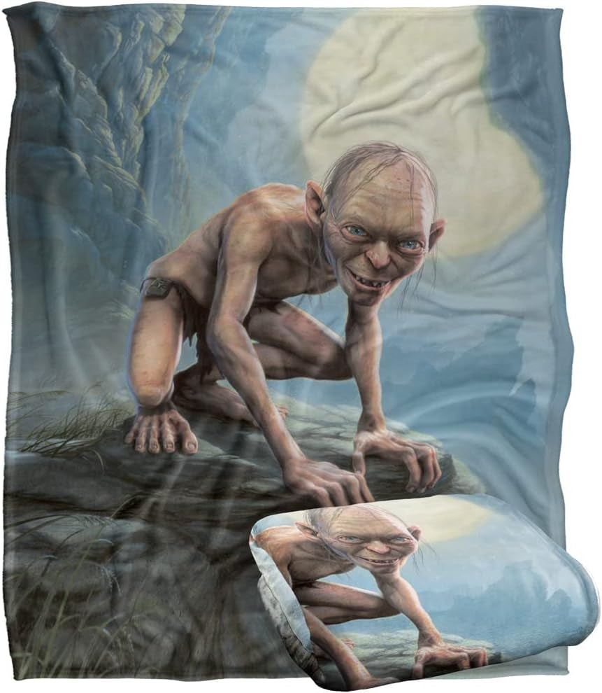 LORD of the RINGS Hedvábná pohodlná deka, super měkká, 152 X 127 cm Postele a přikrývky LOGOVISION Výchozí název