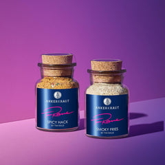 Ankerkraut Smoky Fries od Tima Raue, Mischung würzender Ingredient für Pommes Frites, Gourmet Pommes mit Rauch-Aroma, 145 g v Korkenglas