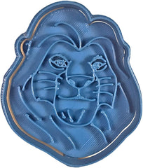 Inspirație pentru tăietoare de biscuiți Mufasa Regele Leu, albastră